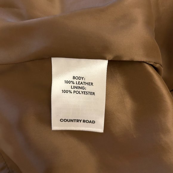Country Road light brown suede leather dress, size 12, in good condition - Picture 4 of 5